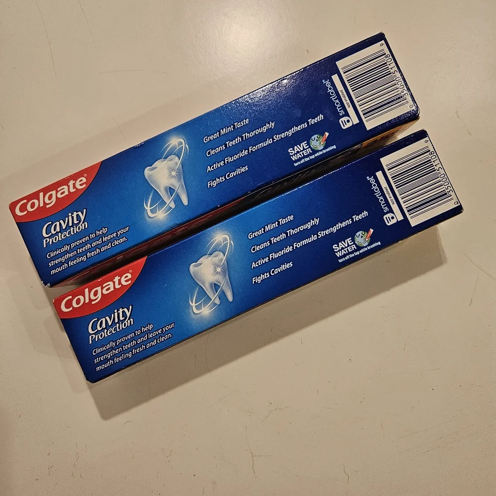 Colgate Cavity Protection Toothpaste Two 5oz tubes NEW - Picture 2 of 4